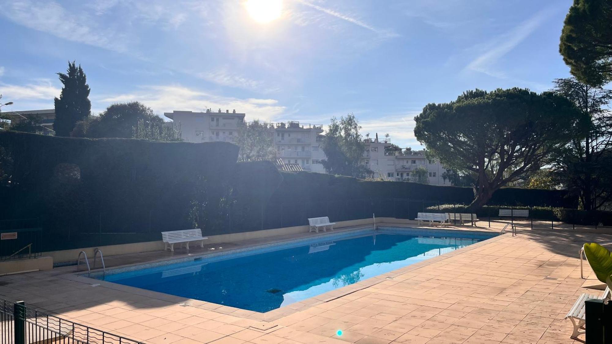 L'Azur - Apt De Standing - Piscine - Parking Le Cannet Dış mekan fotoğraf